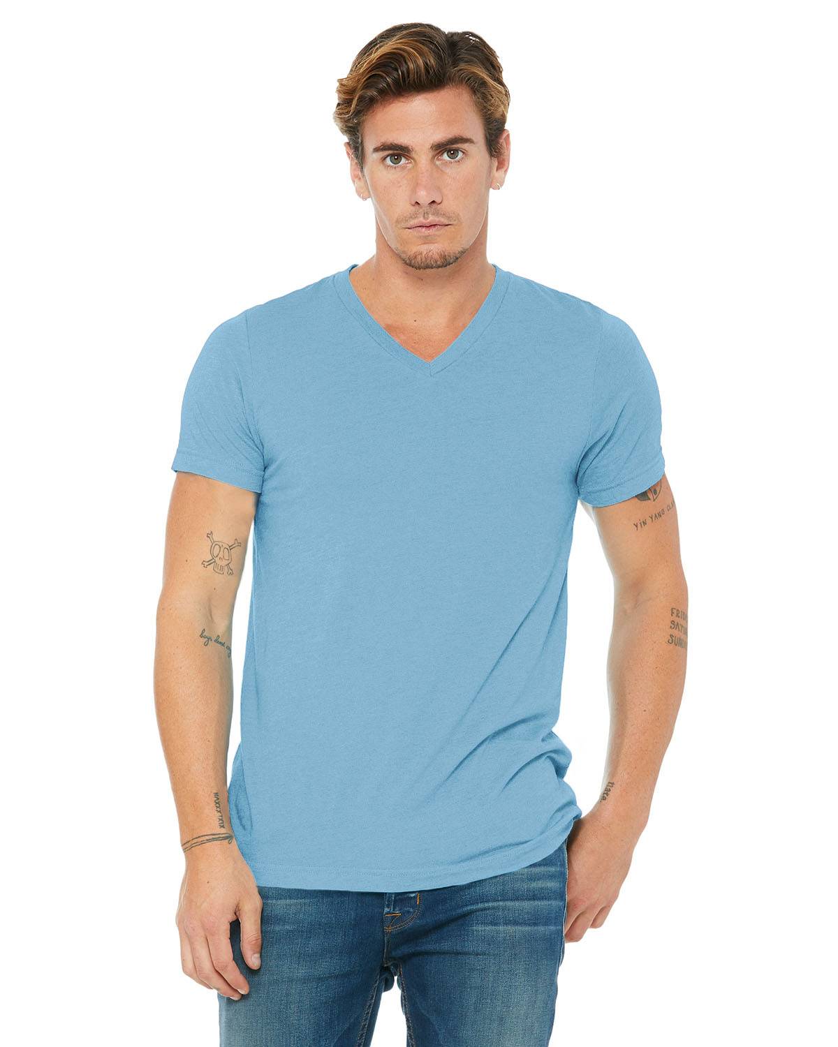 Bella + Canvas Unisex Triblend V-Neck T-Shirt | 3415C